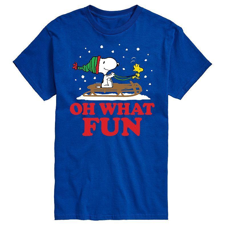 Big & Tall Peanuts Oh What Fun Tee, Mens Product Image