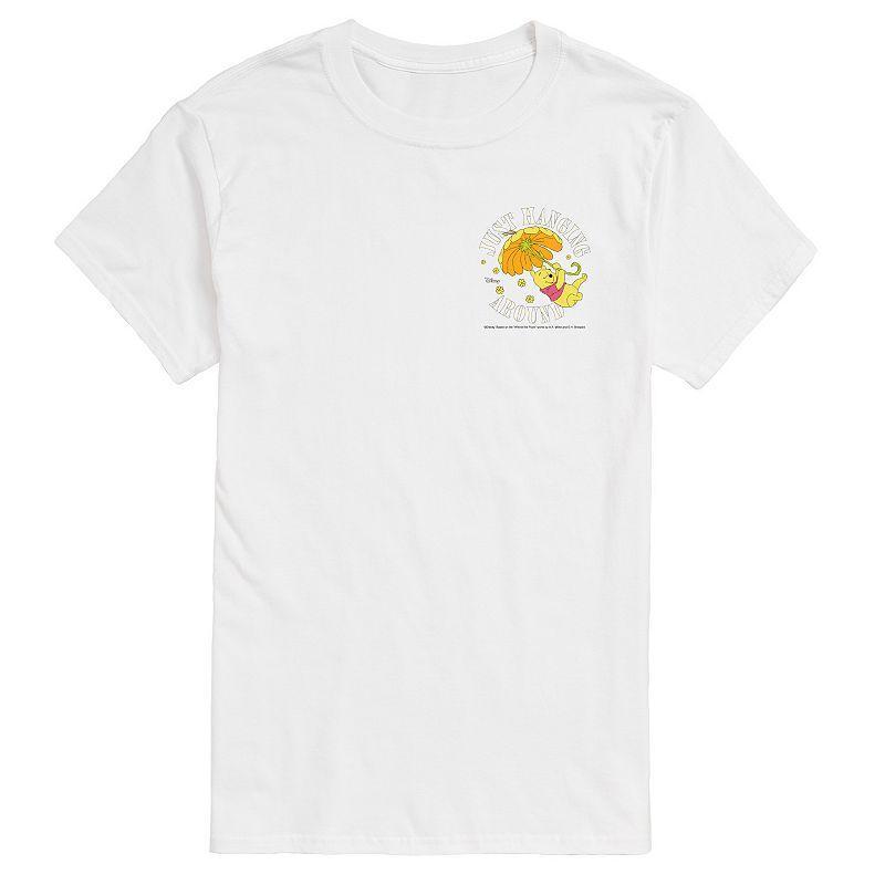 Disneys Winnie the Pooh Big & Tall Just Hanging Graphic Tee, Mens Med Blue Product Image