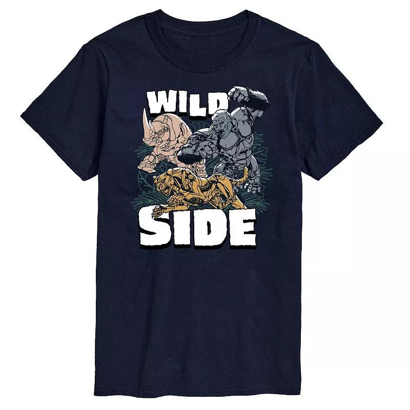 Big & Tall Transformers Wild Side Graphic Tee, Mens Blue Product Image