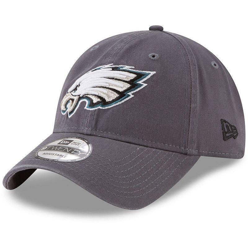 Mens New Era Graphite Philadelphia Eagles Icon Core Classic 2.0 9TWENTY Adjustable Hat Product Image