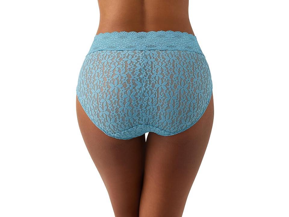 Wacoal Halo Lace Hi-Cut Floral Lace Brief Panty Product Image