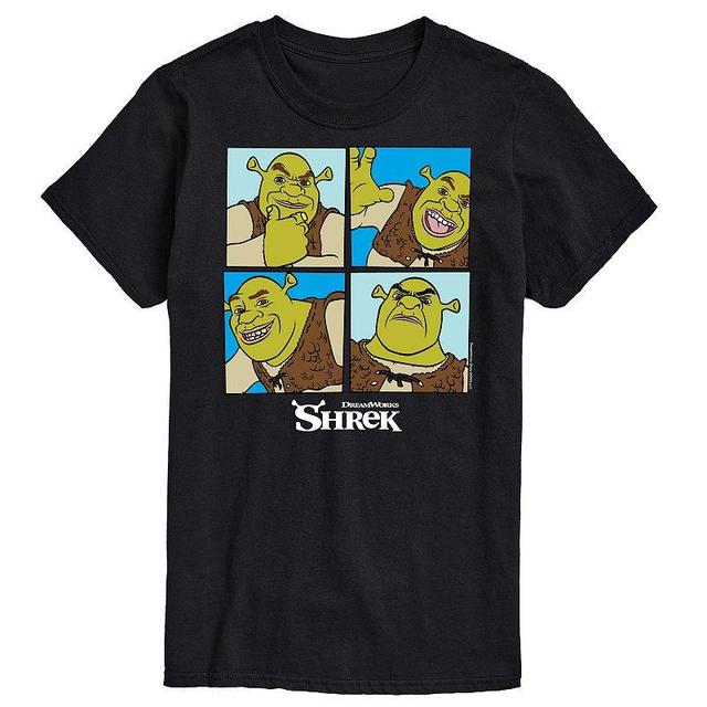 Big & Tall Shrek Grid Tee, Mens Product Image