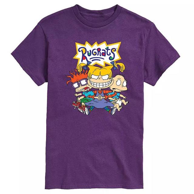 Mens Rugrats Crew Love Graphic Tee Blue Product Image