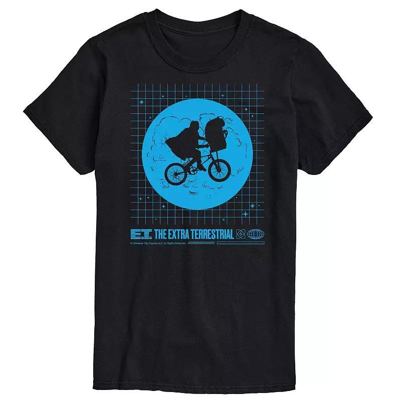 Big & Tall ET Blue Moon Tee, Mens Black Product Image