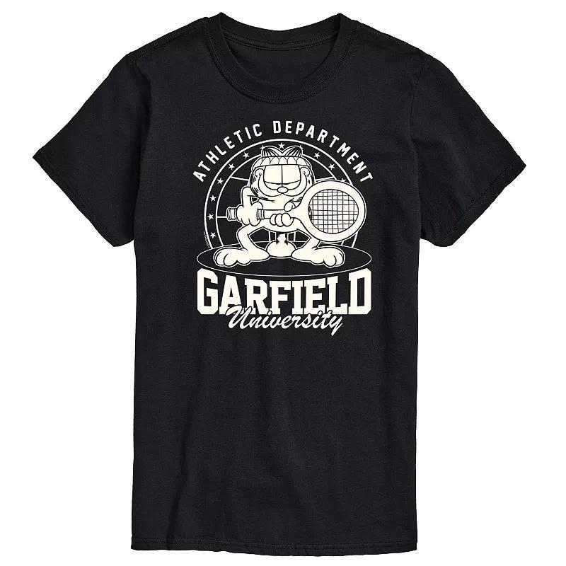 Mens Garfield Tennis Graphic Tee Blue Product Image