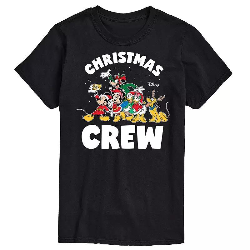 Disneys Big & Tall Christmas Crew Graphic Tee, Mens Product Image