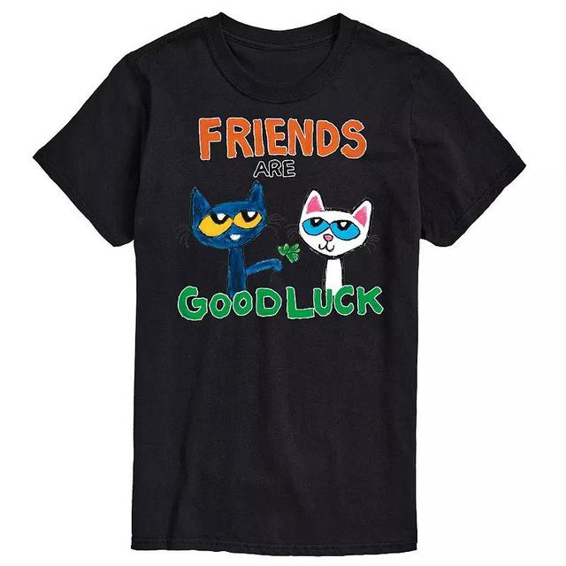 Big & Tall Pete The Cat Friends Good Luck Tee, Mens Product Image