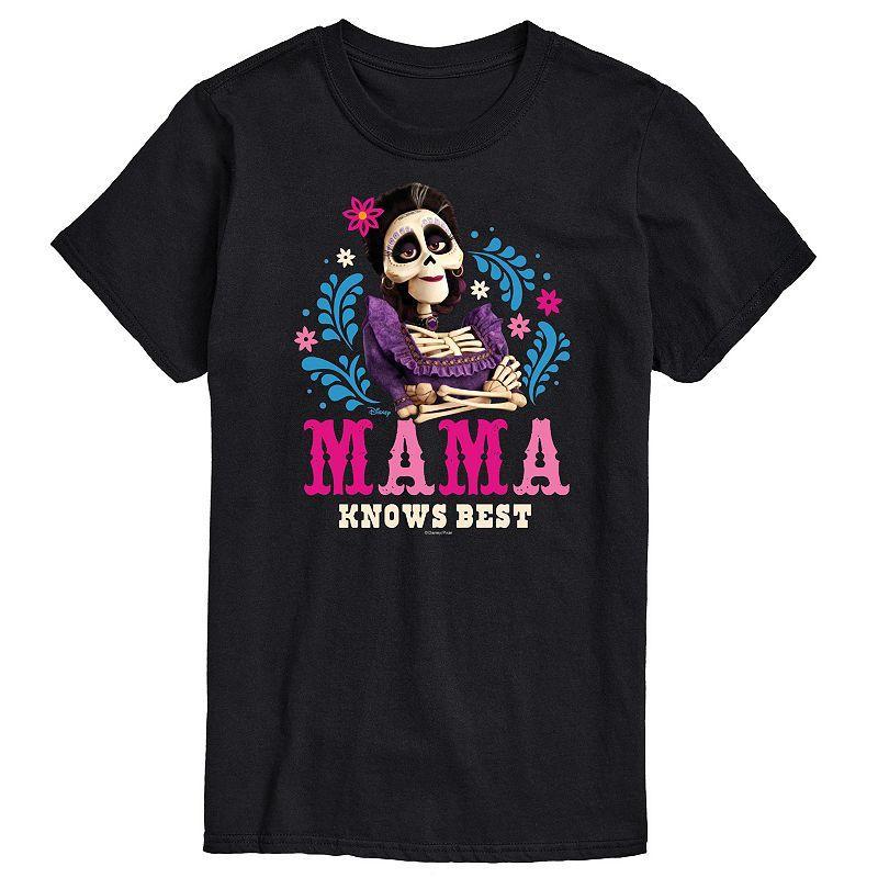 Disneys Coco Big & Tall Mama Knows Best Graphic Tee, Mens Product Image