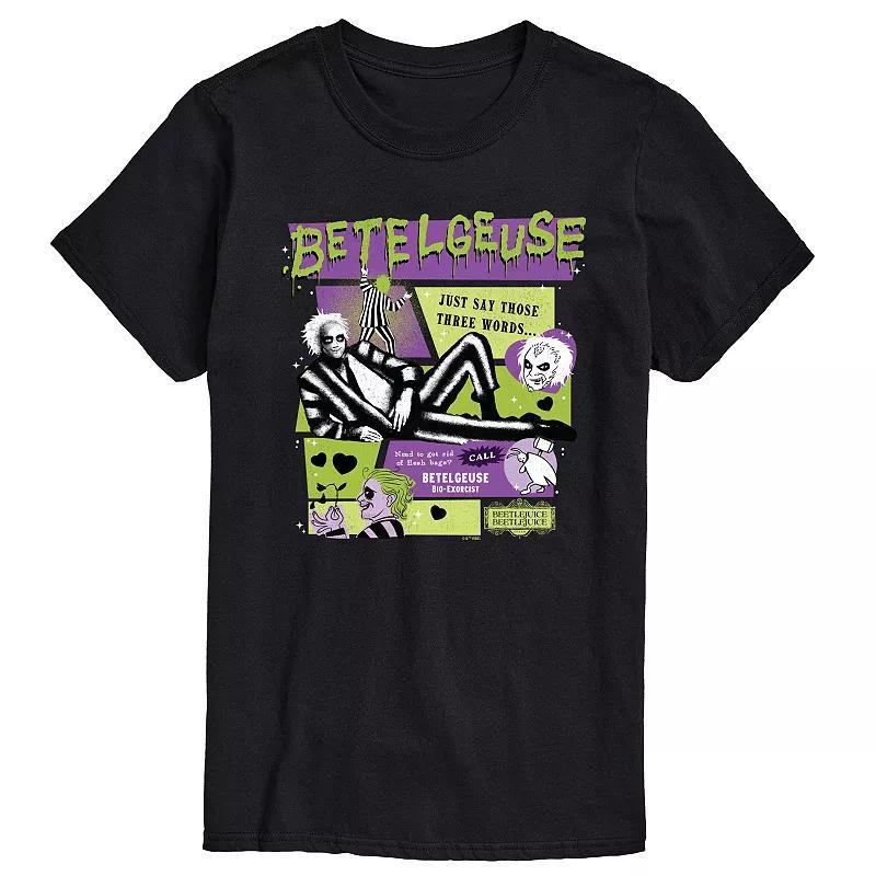 Mens Beetlejuice 2 Betelgeuse Graphic Tee Blue Product Image