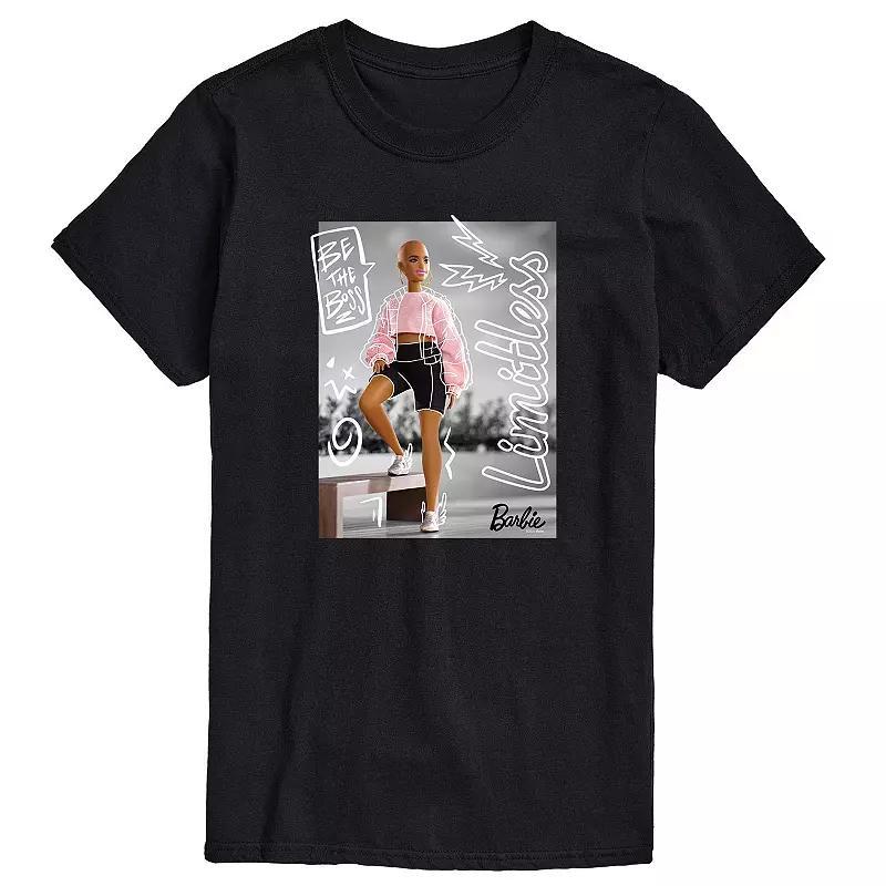 Big & Tall Barbie Limitless Graphic Tee, Mens Blue Product Image