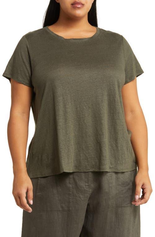 Eileen Fisher Crew Neck Short Sleeve Tee Women's Clothing Product Image