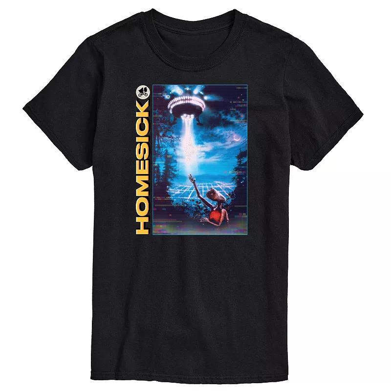 Big & Tall ET Homesick Tee, Mens Black Product Image