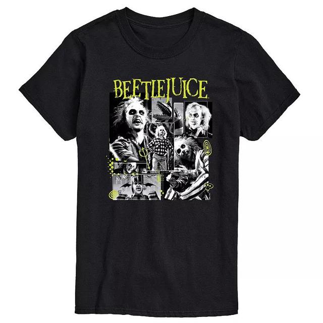 Mens Beetlejuice Collage Graphic Tee Product Image