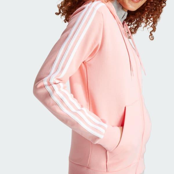 Essentials 3-Stripes Full-Zip Fleece Hoodie product image