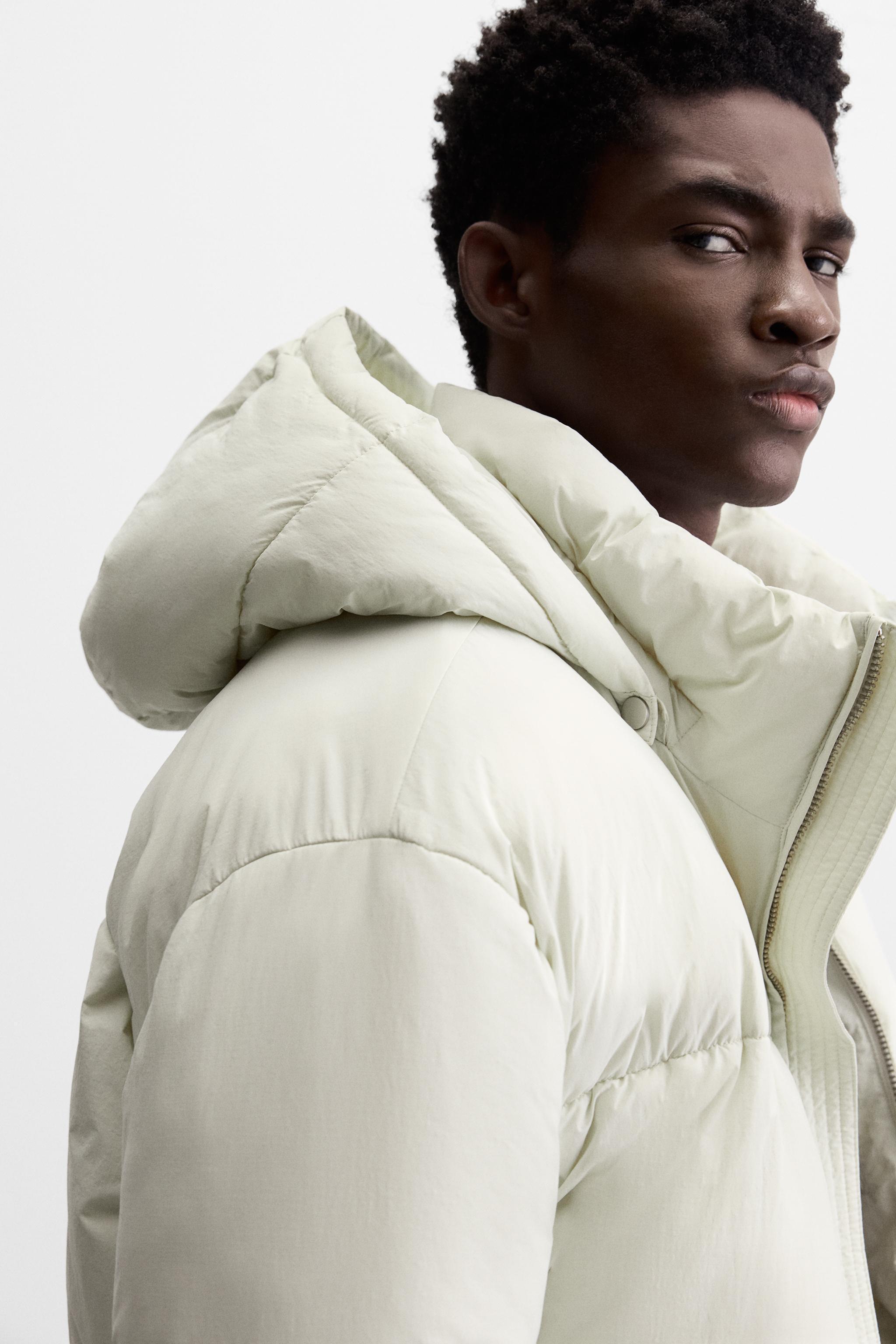 PUFFER JACKET WITH REMOVABLE HOOD Product Image