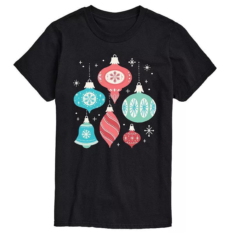 Big & Tall Retro Ornaments Graphic Tee, Mens Product Image