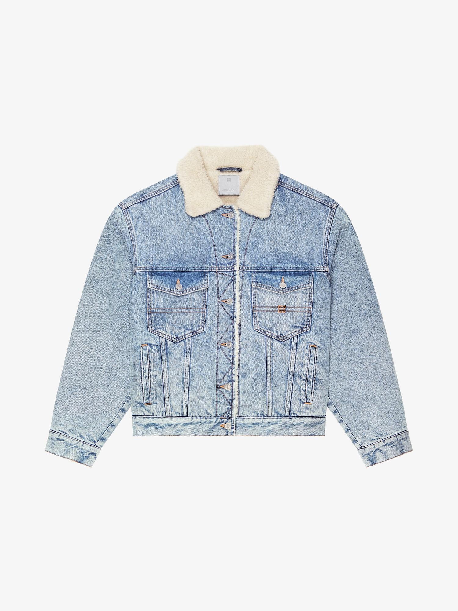 Jacket in denim and fleece product image