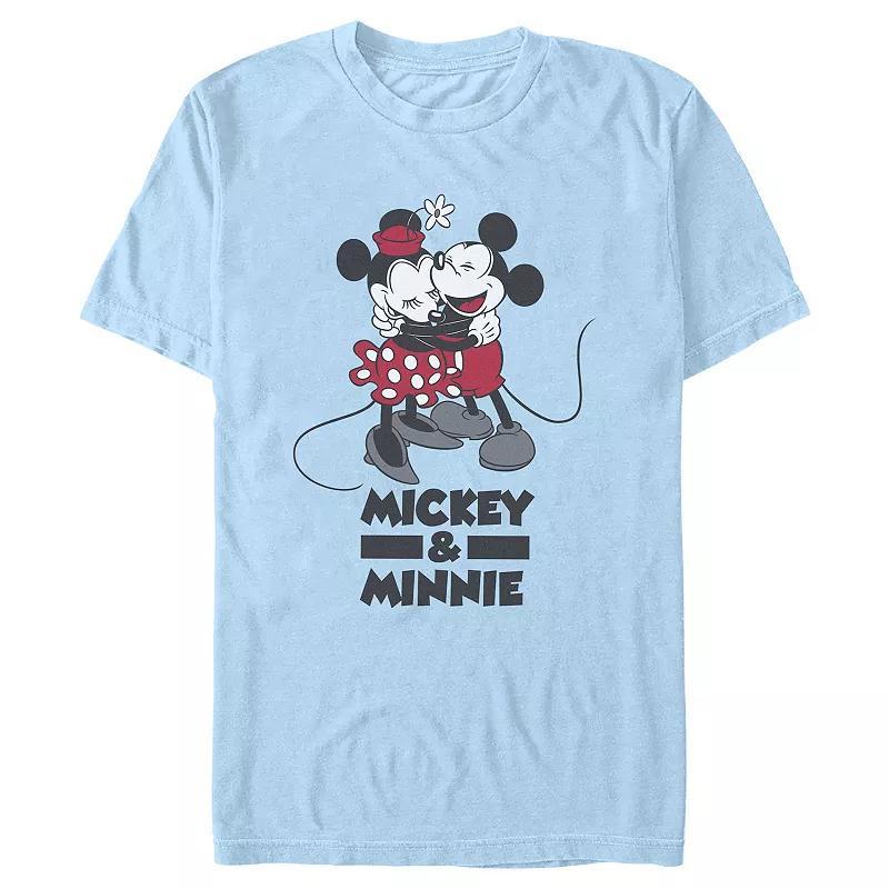 Disneys Mickey Mouse And Minnie Happy Hug Mens Graphic Tee Product Image