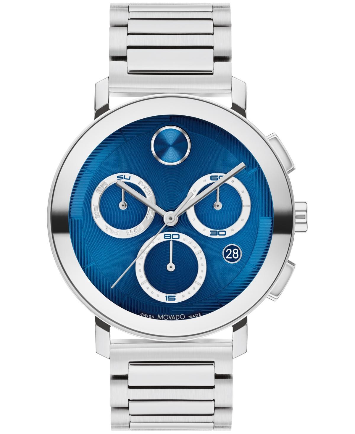 Movado Bold Mens Evolution 2.0 Quartz Chronograph Stainless Steel Bracelet Watch Product Image