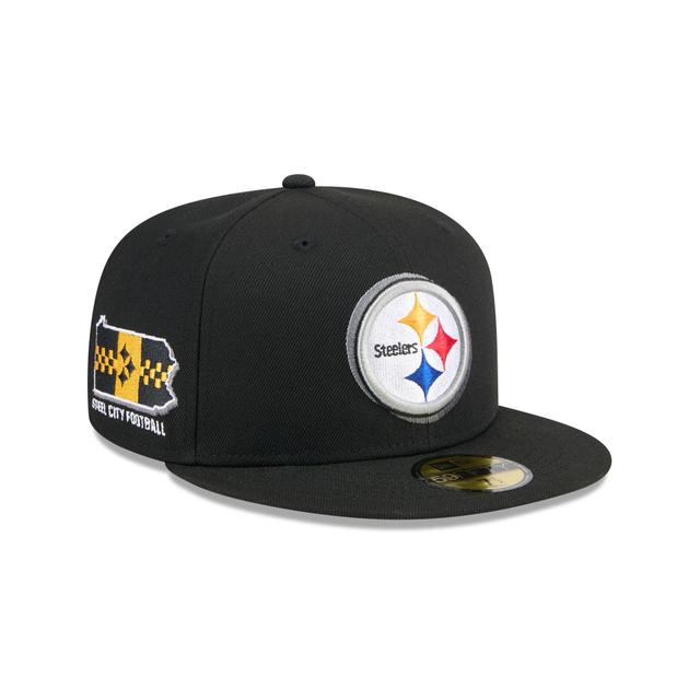 Pittsburgh Steelers 2024 Draft 59FIFTY Fitted Hat Male Product Image