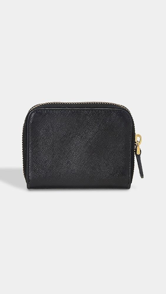 What Goes Around Comes Around Prada Black Saffiano Coin Purse | Shopbop Product Image