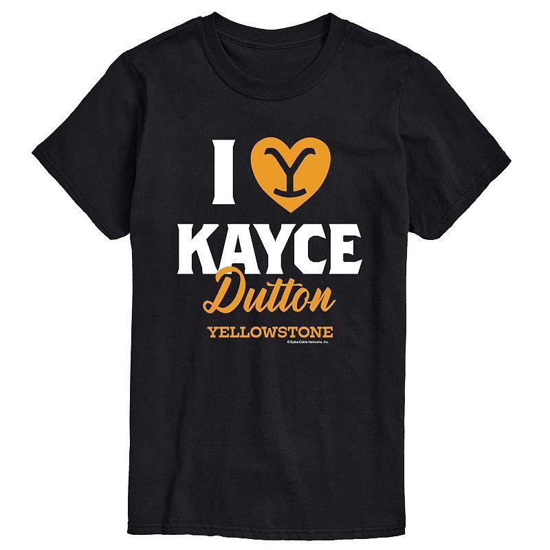 Big & Tall Yellowstone I Love Kayce Tee, Mens Product Image