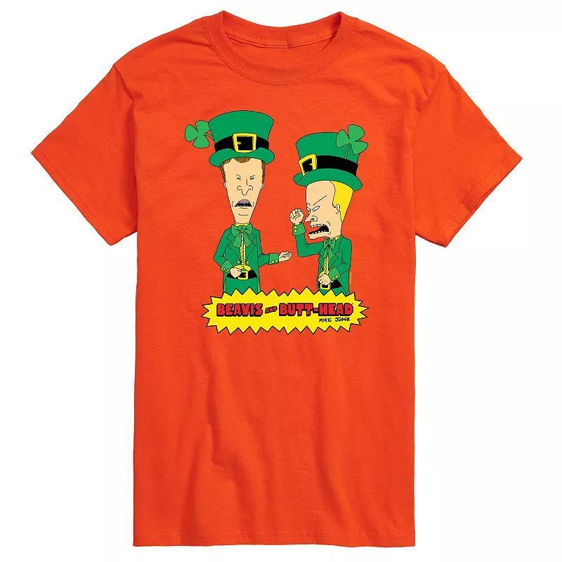 Mens Beavis And Butthead St. Patricks Day Tee Product Image