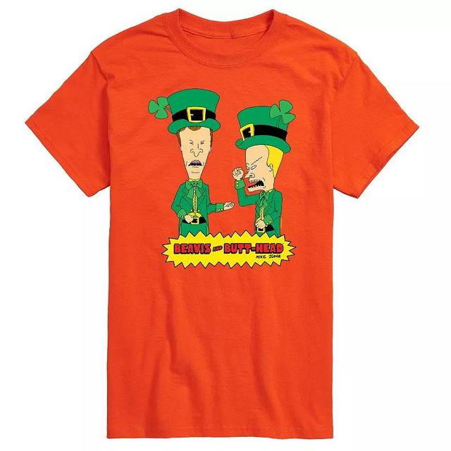 Mens Beavis And Butthead St. Patricks Day Tee Product Image