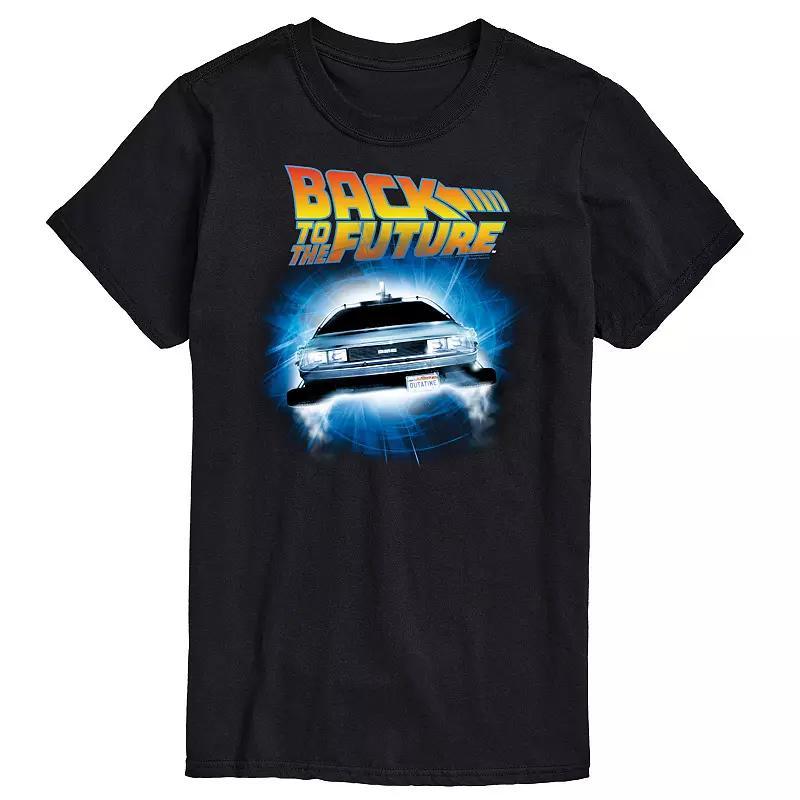 Mens Back To The Future Delorean Time Machine Car Tee Product Image