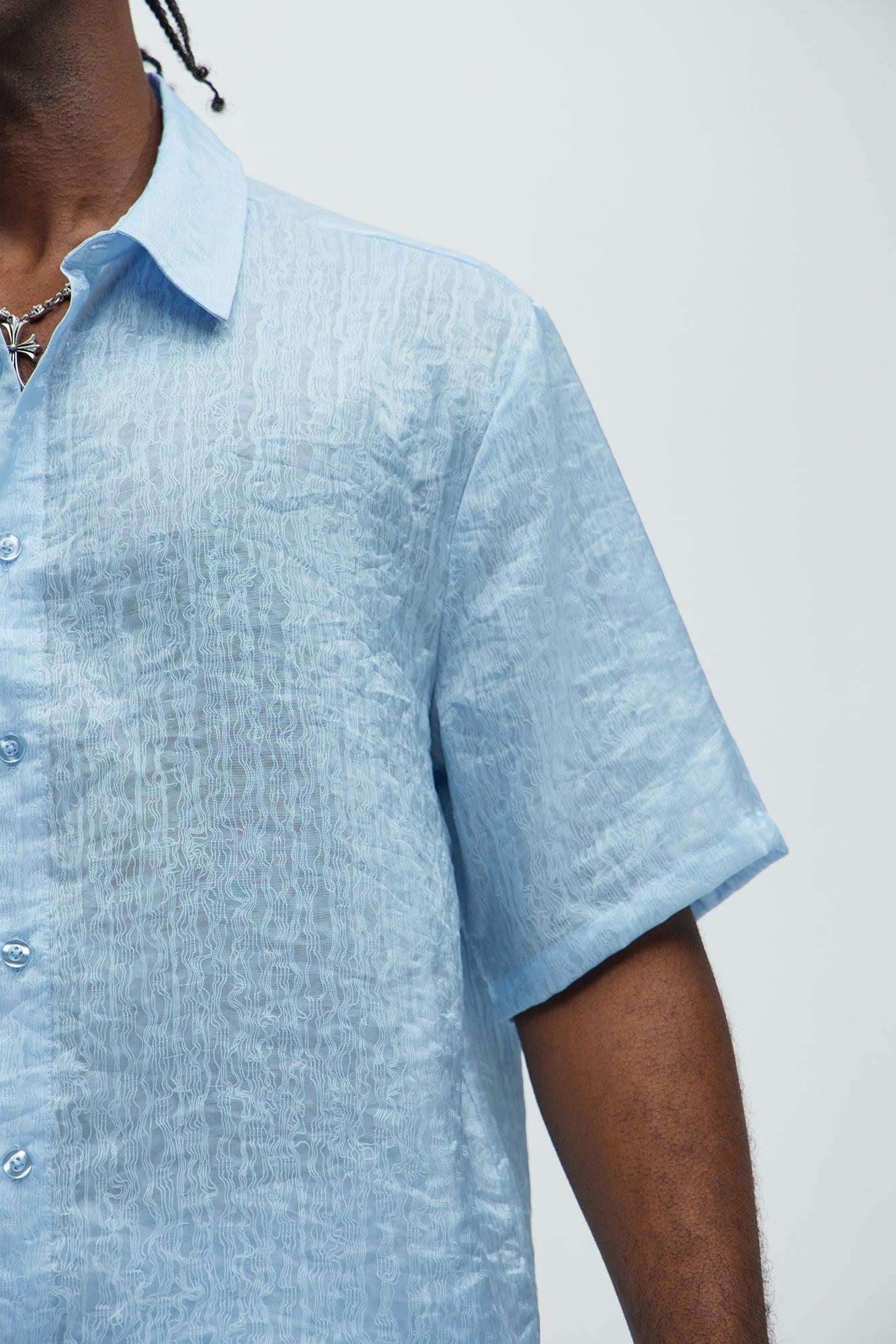 Prado Short Sleeve Shirt - Blue Product Image