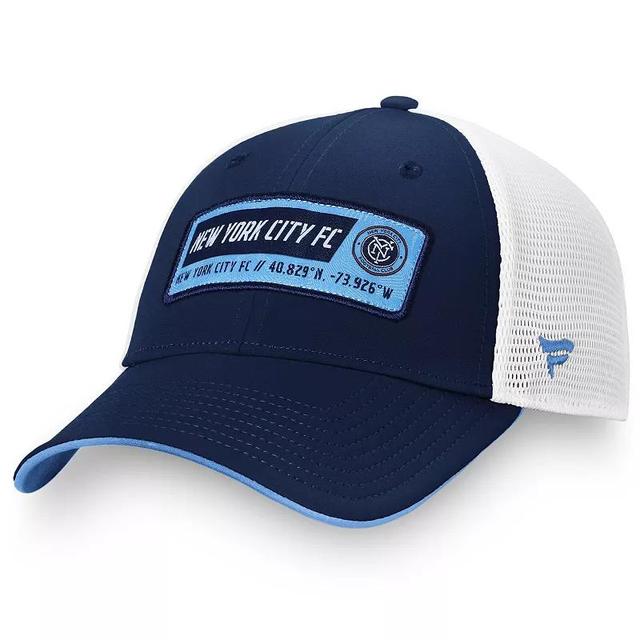 Mens Fanatics Navy New York City Fc Defender Adjustable Hat Product Image