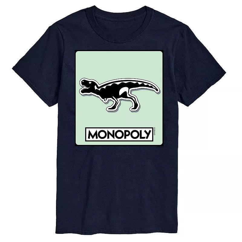 Big & Tall Monopoly T-Rex Game Token Graphic Tee, Mens Product Image