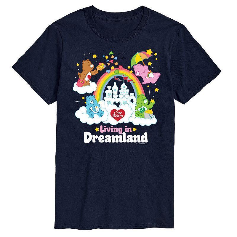 Big & Tall Care Bears Living In Dreamland Graphic Tee, Mens Product Image