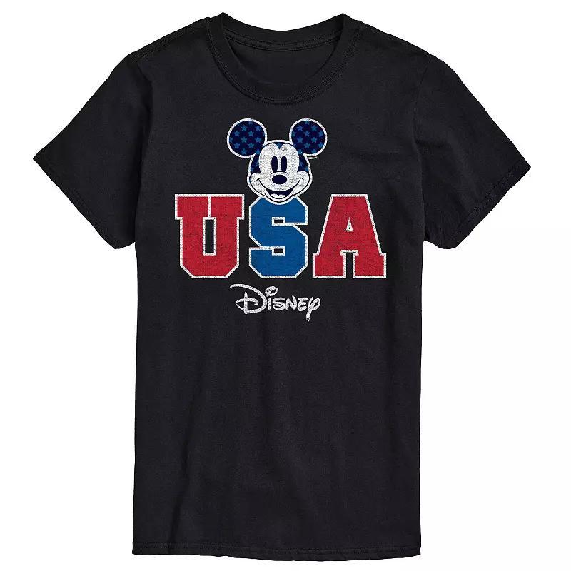 Disneys Mickey Mouse Mens Land Of The Green Graphic Tee Blue Product Image