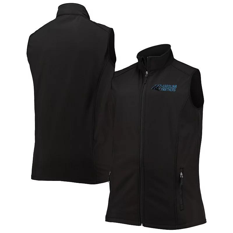 Mens Dunbrooke Black Carolina Panthers Big & Tall Archer Softshell Full-Zip Vest Product Image