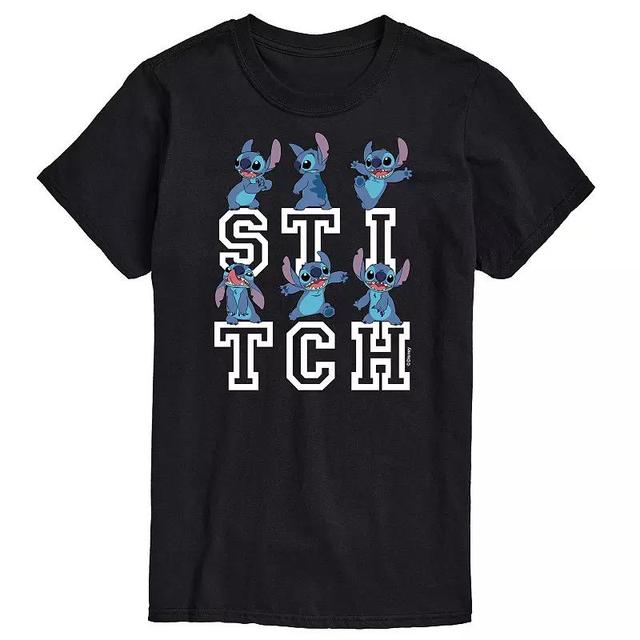 Disneys Lilo and Stitch Big & Tall Poses Graphic Tee, Mens Product Image