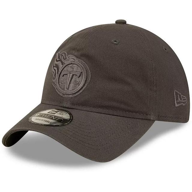 Mens New Era Graphite Tennessee Titans Core Classic 2.0 Tonal 9TWENTY Adjustable Hat Product Image