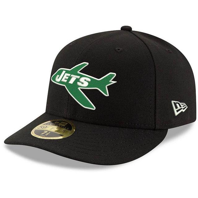 Mens New Era New York Jets Omaha Throwback Low Profile 59FIFTY Fitted Hat Product Image