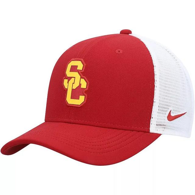 Mens Nike Crimson USC Trojans Classic99 Trucker Adjustable Hat Product Image