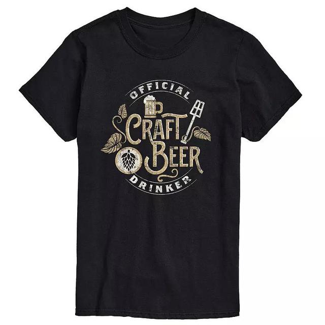 Big & Tall Official Craft Beer Tee, Mens Product Image