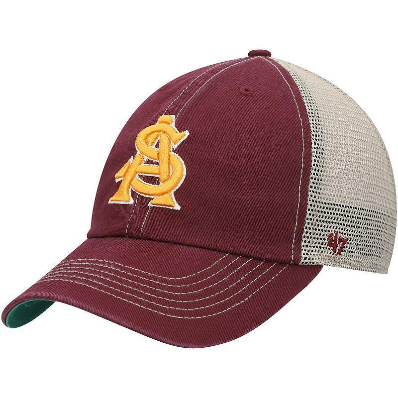 Mens 47 Maroon Arizona State Sun Devils Trawler Trucker Snapback Hat Product Image