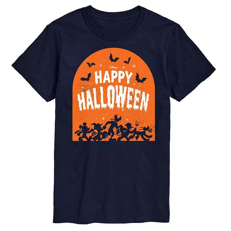 Disneys Mickey Mouse & Friends Big & Tall Happy Halloween Group Graphic Tee, Mens Product Image