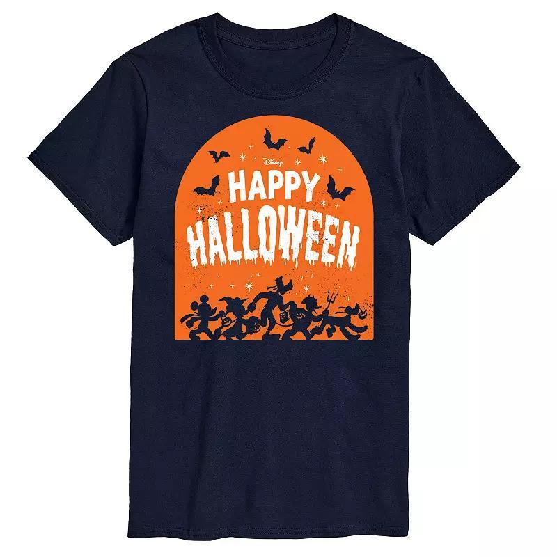 Disneys Mickey Mouse & Friends Big & Tall Happy Halloween Group Graphic Tee, Mens Product Image