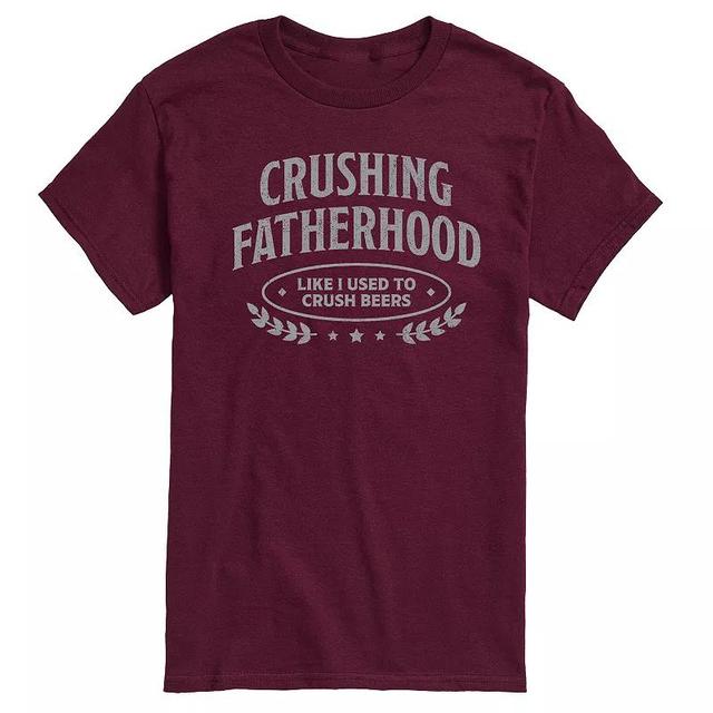 Mens Crushing Fatherhood Graphic Tee Product Image