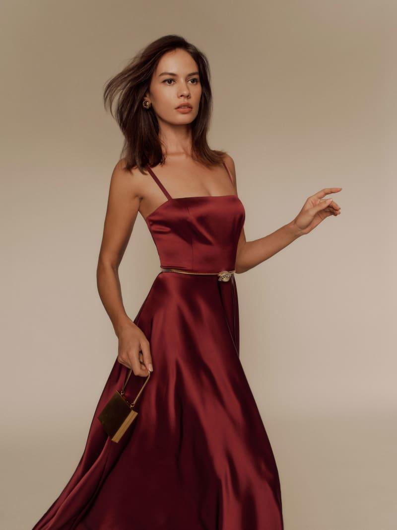 Gracen Satin Dress Product Image