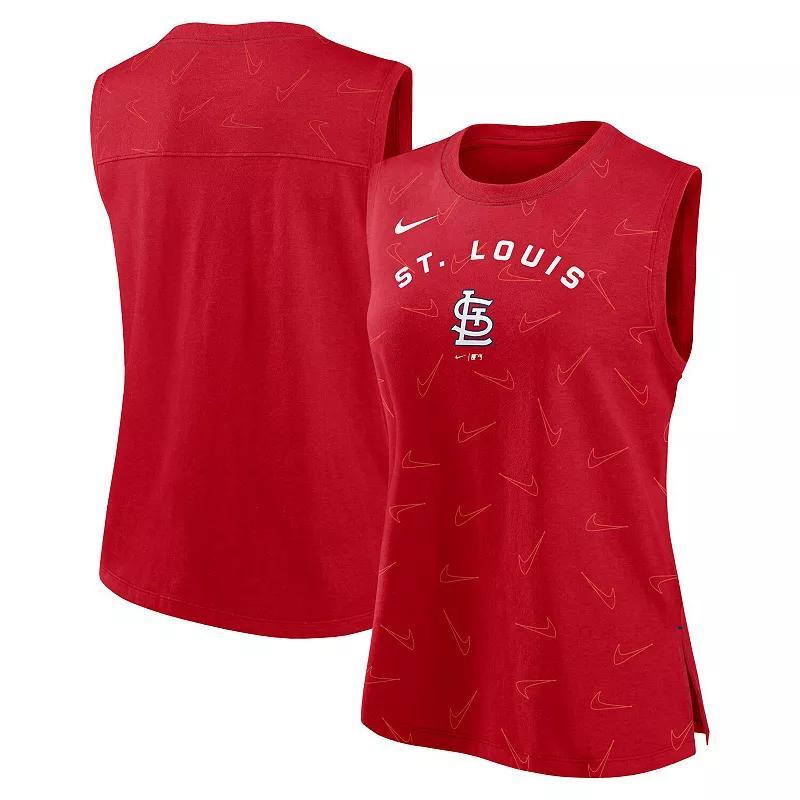 Womens Nike St. Louis Cardinals Muscle Play Tank Top Product Image