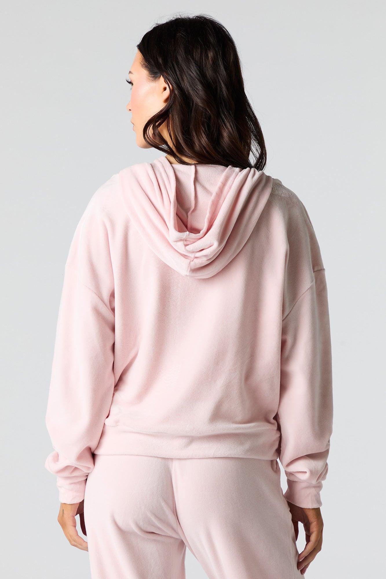 Active Velour Zip-Up Hoodie Female Product Image