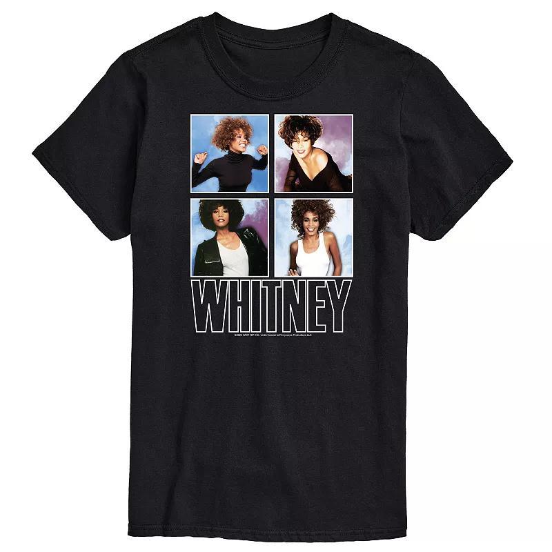 Mens Whitney Houston Tee Black Product Image