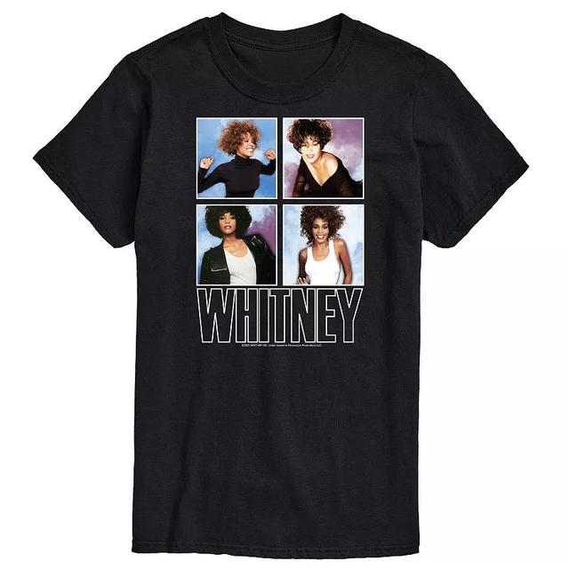 Mens Whitney Houston Tee Blue Product Image