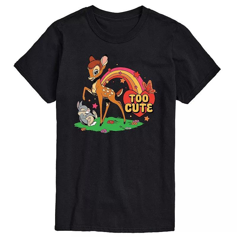 Disneys Bambi Big & Tall Too Cute Graphic Tee, Mens Product Image